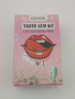 EELHOE Pink Tooth Gem Kit – Adhesive Dental Jewel for Smile Accent